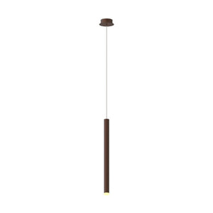 B-Ware Mantra LED Hängeleuchte Cala Pendelleuchte Hauptlicht Aluminium corten rostbr510