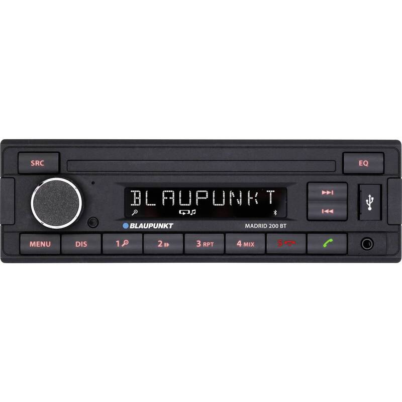 Blaupunkt Madrid 200 BT Autoradio mit Bluetooth Freisprecheinrichtung USB - 4260499852320