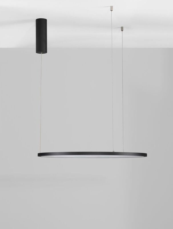 Nova Luce Pendelleuchte Hängeleuchte LED TARQUIN Schwarz Warmweiß dimmbar 60 cm - 5212017438263
