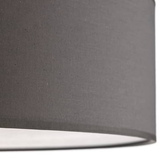 Euluna Deckenlampe Rondo Hängelampe Küchenlampe Lampe Leuchte Ø 60cm E27 grau - 5901780515843