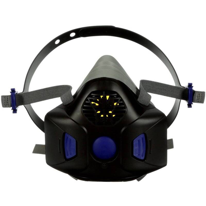 3M Atemschutz Halbmaske HF-801SD Größe S Schwarz Atemschutzmaske Dämpfe Partikel - 4054596591578
