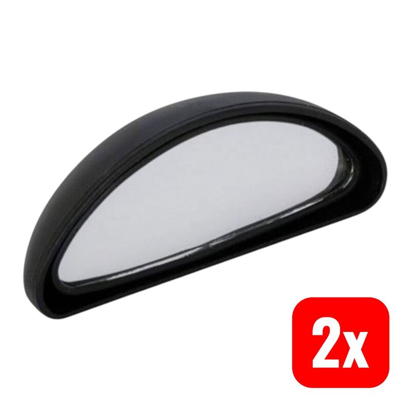 HP Autozubehör Zusatzspiegel Klemmbar Universal 15cm x 6,5cm schwarz 167g - 4007928103246