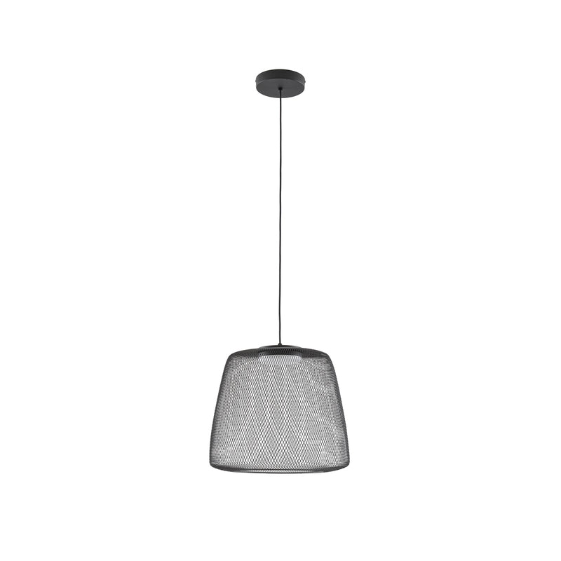 Lucande Außenhängelampe Korvyn LED Gartenlampe dimmbar schwarz Ø50cm IP44 3000K - 4255830912627