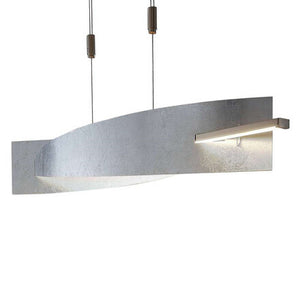 B-Ware Lucande Pendelleuchte Hängelampe LED Marija silber höhenverstellbar dimmbar 101