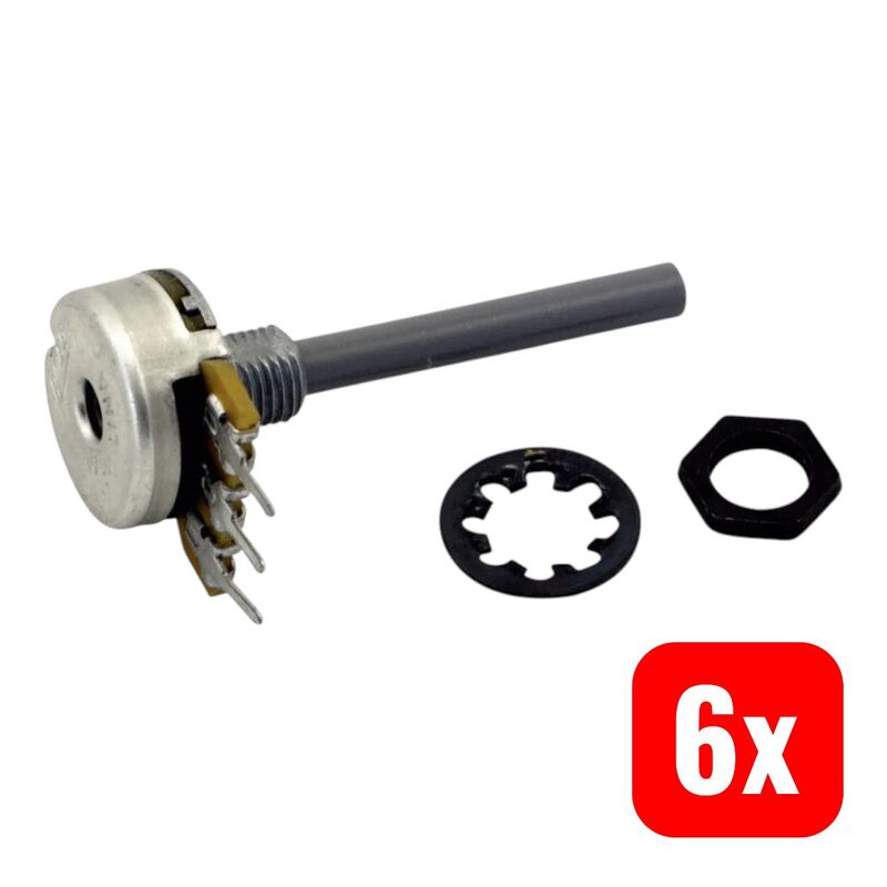 OMEG Dreh-Potentiometer PC16BU 4K7 A F22 CEP 4.7 Ohm Mono 1 Stück Löten 35mm - 2050001683205