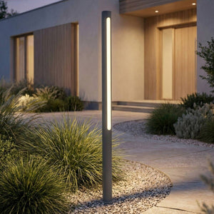 B-Ware Lindby Wegeleuchte Gartenleuchte Liravel LED Pollerleuchte anthrazit 90cm IP65
