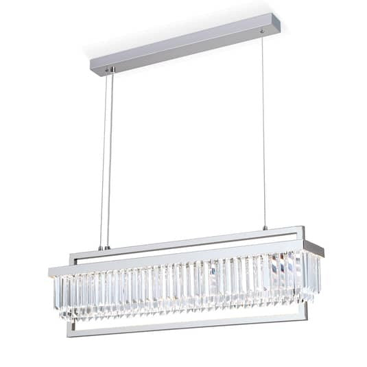 Orion LED-Pendelleuchte Prism Hängeleuchte Hängelampe Leuchte LED länglich chrom - 9003090268603