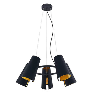 B-Ware Lucande Kemoni Hängeleuchte 5 Flammig Hängelampe Deckenlampe Deckenleuchte 607
