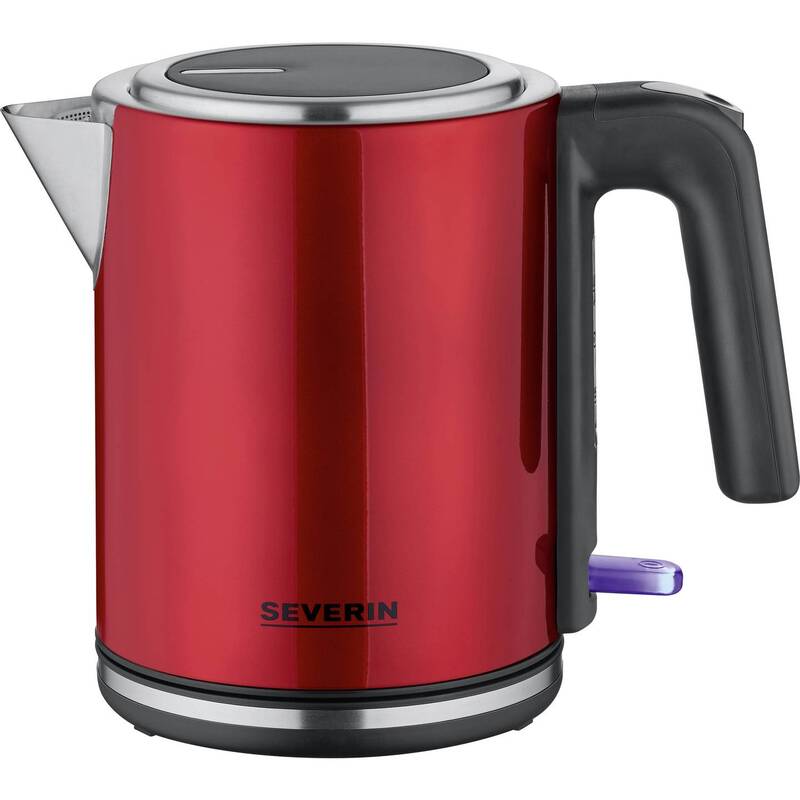 Severin WK 3427 Wasserkocher 1,2 l Edelstahl Braun/Titan mit Überhitzungsschutz - 4008146044977