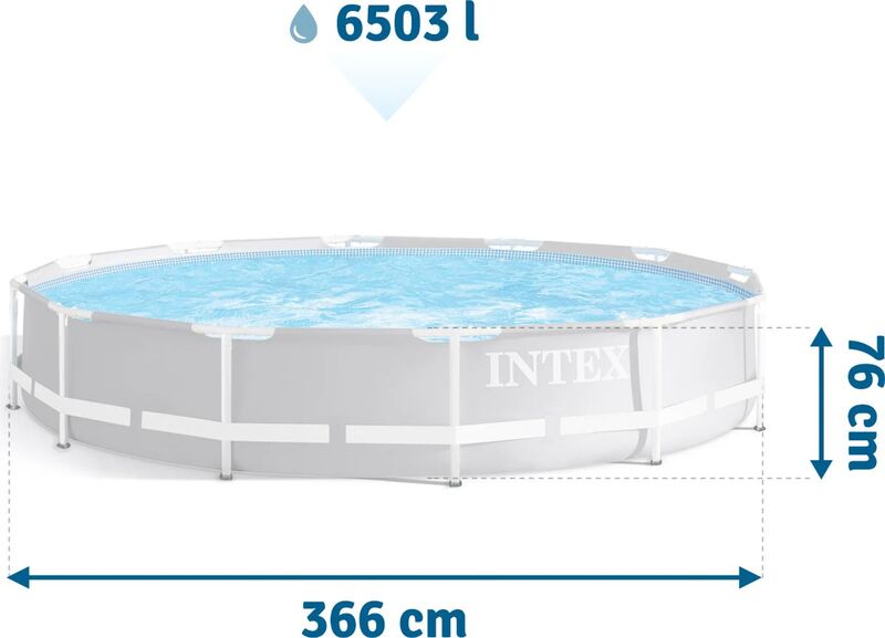 Intex Prism Frame Pool 12ft - 6941057414287