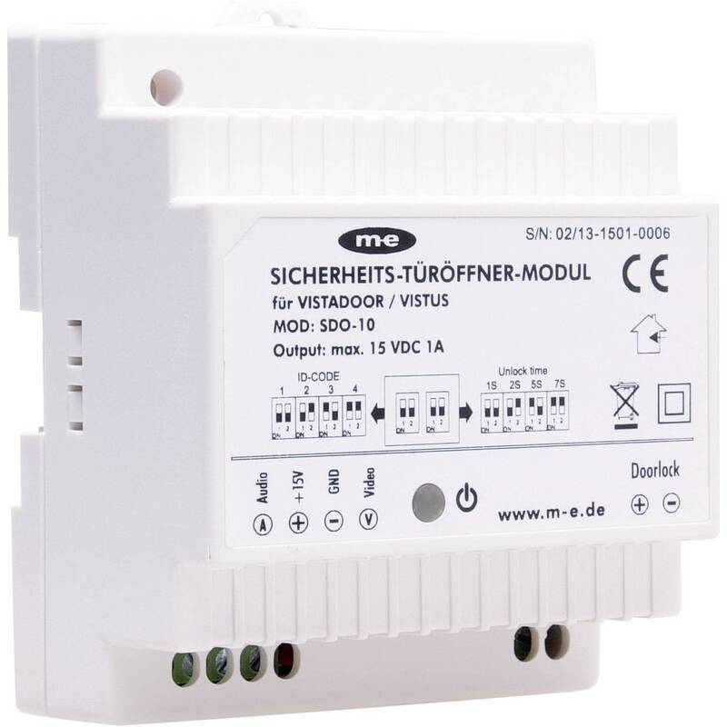 m-e modern-electronics Vistadoor Vistus Türsprechanlage Türöffner-Modul - 4250109170142