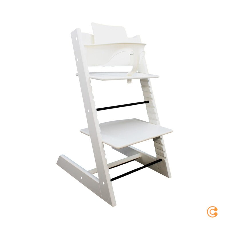 STOKKE Hochstuhl Tripp Trapp Baby Set² Babystuhl Kinderhochstuhl weiß - 2000587970503