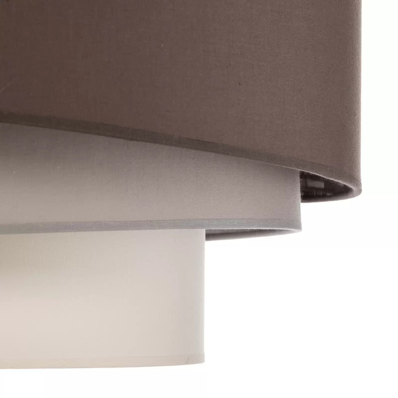 Euluna Trio Max Decke Ø60cm cappuccino ecru grau E27 Deckenleuchte Lampe Leuchte - 5905317601597