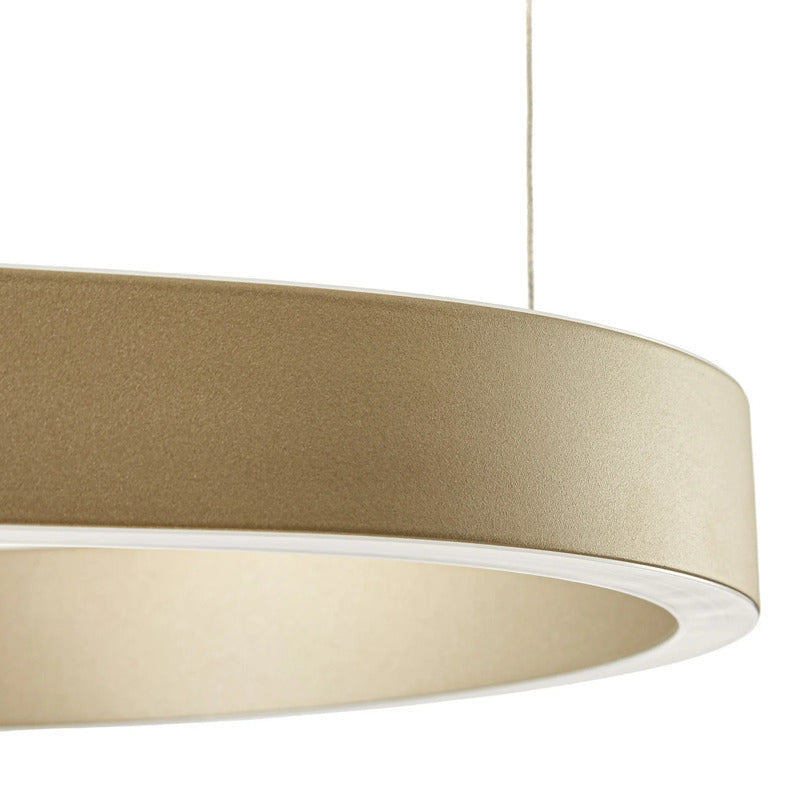 Lucande Hängeleuchte Vikali LED Pendelleuchte dimmbar gold 90x45cm CCT 2460lm - 4255830918155
