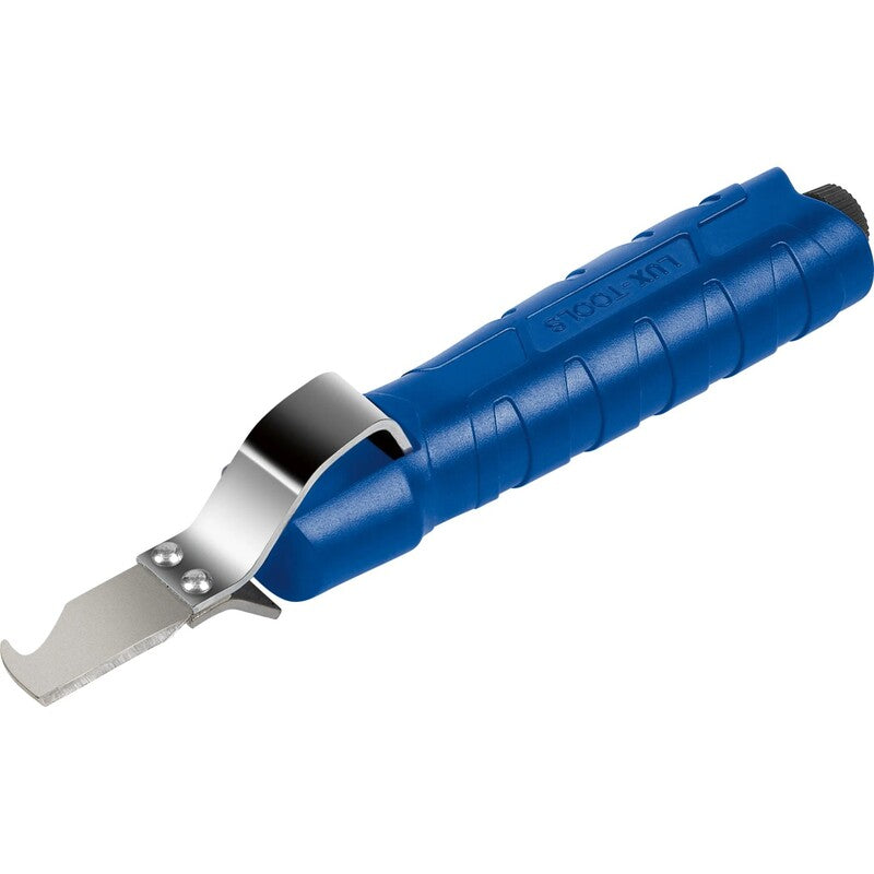 LUX-TOOLS Kabelmesser Universal stufenlos einstellbar inkl Reservemesser - 4007875345102
