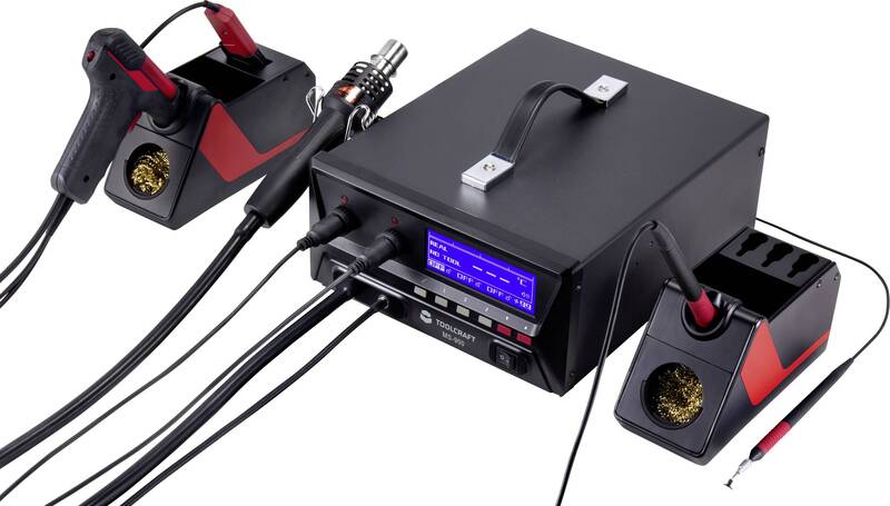 TOOLCRAFT Reparatur-Station 900 W 4 in 1 Überarbeitungsstation 150-500°C Station - 4053199932023