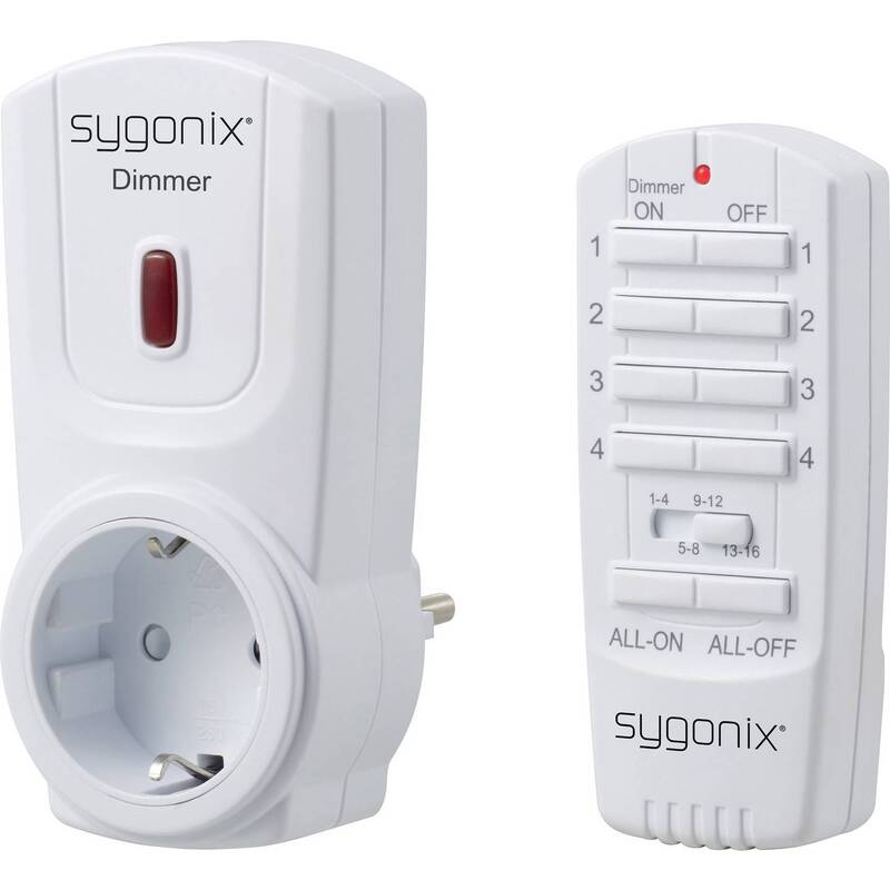 Sygonix Dimmer-Set RSL Zwischenstecker 300W Funksteuerung Alexa 70m Reichweite - 4053199570058