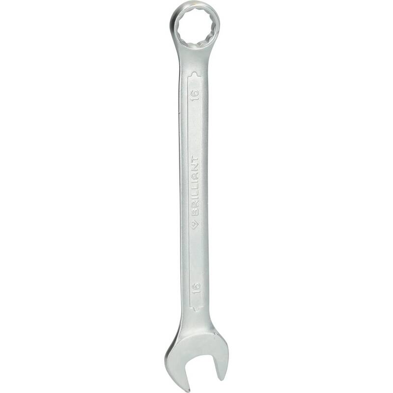 BRILLIANT TOOLS Ringmaulschlüssel BT011916 Schraubenschlüssel 16 mm 7 STÜCK - 4042146773819