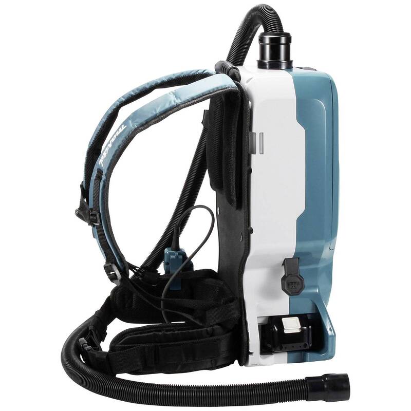 Makita Akku-Rucksackstaubsauger DVC665ZU Sauger 36V 6,7kg türkis effizient 523mm - 0088381890656