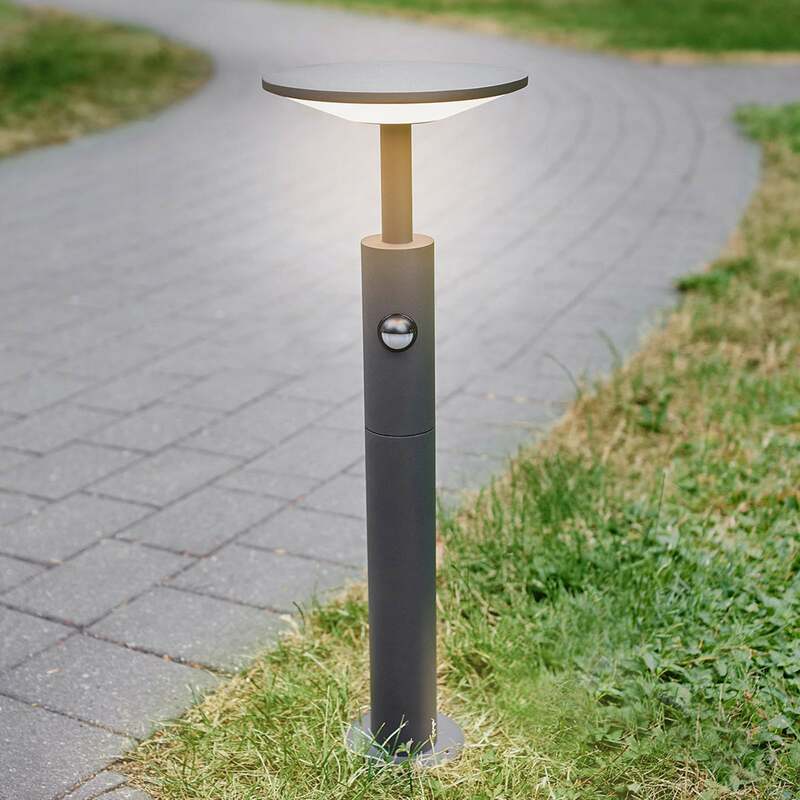 Lucande Wegeleuchte Fenia LED Gartenlampe Pollerleuchte anthrazit 60cm IP54 - 4251096548006