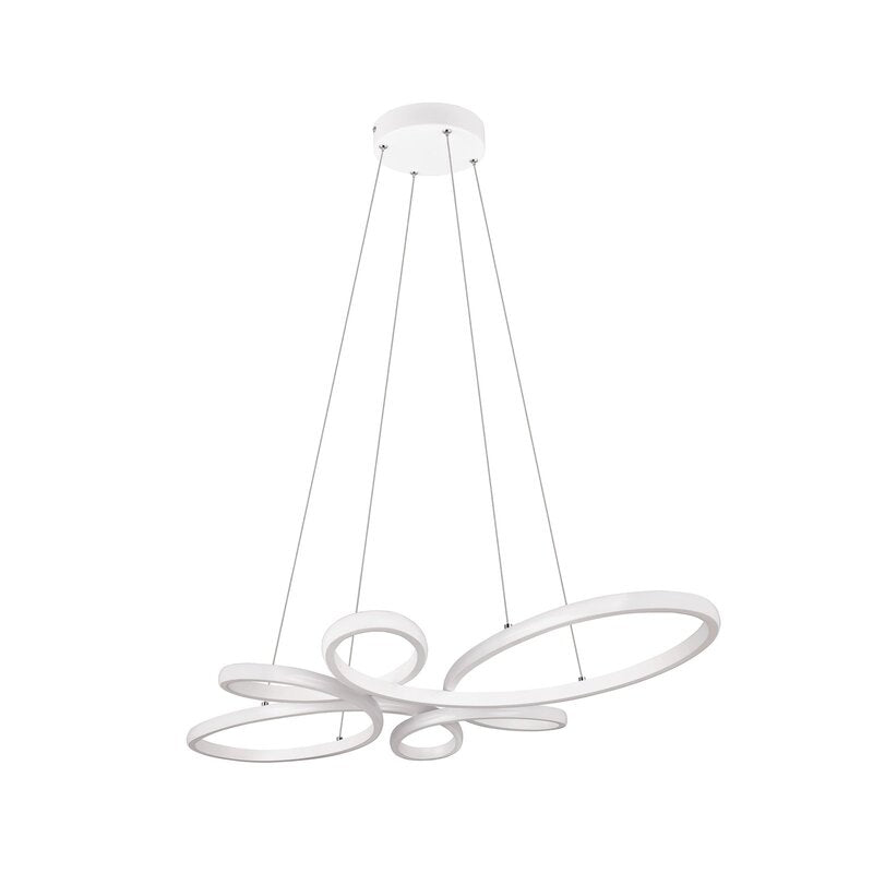 TRIO LIGHTING Pendelleuchte Hängelampe Fly weiß matt Leuchte Lampe Beleucht366 - 4017807600919