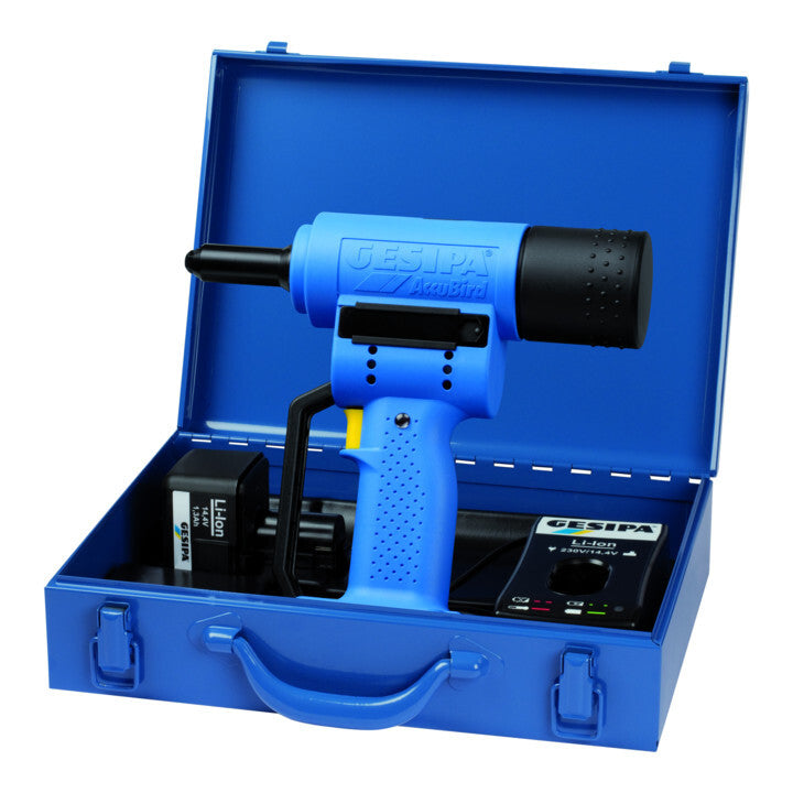 Gesipa Blindniet-Setzgerät AccuBird 1 Li-Ion Akku 1,3 Ah / Ladegerät - 4007081250030