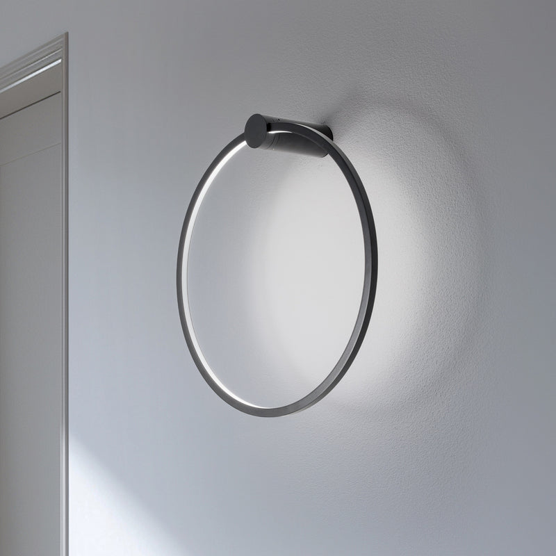 Milagro Wandleuchte Wandlampe Saturno LED schwarz Aluminium 4.000 K Ø 50 cm 25 W - 5902693788508