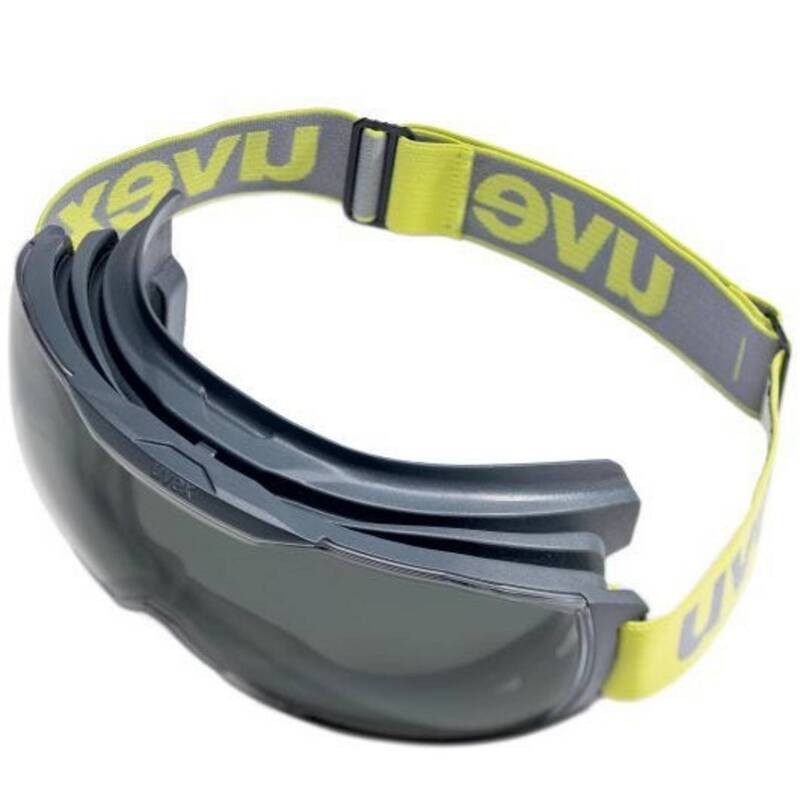 Uvex Schutzbrille Vollsichtbrille megasonic grau inkl. UV-Schutz 139g EN 166 - 4031101790800