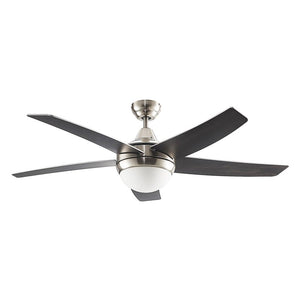 B-Ware Lindby Deckenventilator Auraya mit Licht leise Stahl für Räume bis 8 m²