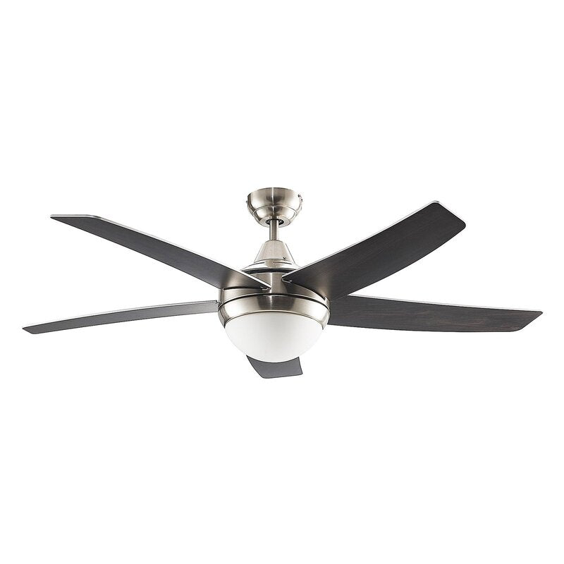 Lindby Deckenventilator Auraya mit Licht leise Stahl für Räume bis 8 m² - 4251911789164