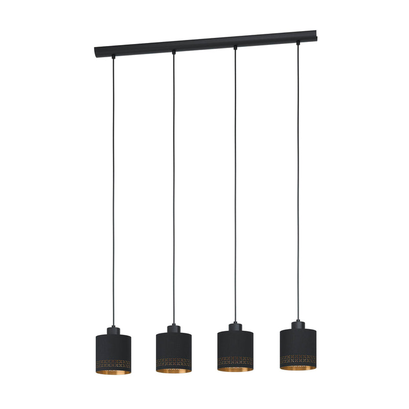 Eglo Hängeleuchte Pendelleuchte Esteperra LED Lampe dimmbar schwarz gold 94x16cm - 9002759992750