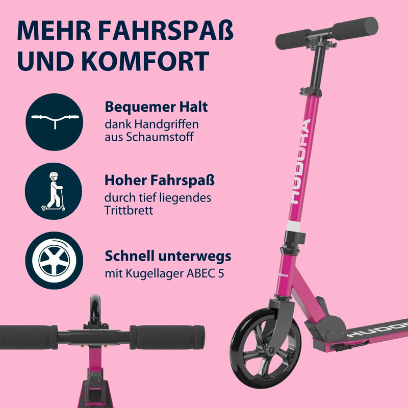 HUDORA Scooter Start 200 rot Kinderroller Kickroller City-Roller Klapproller263 - 4005998144862