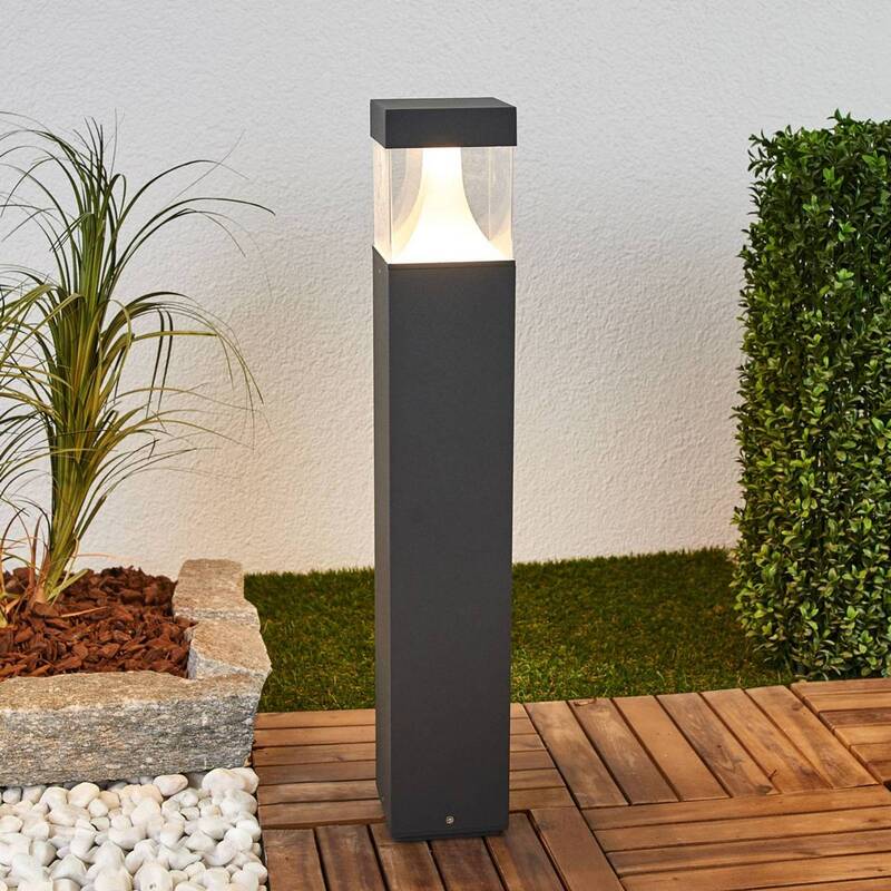 Lucande Wegelampe Egon Wegeleuchte Gartenleuchte Sockelleuchte für außen mit LED - 4251096538816
