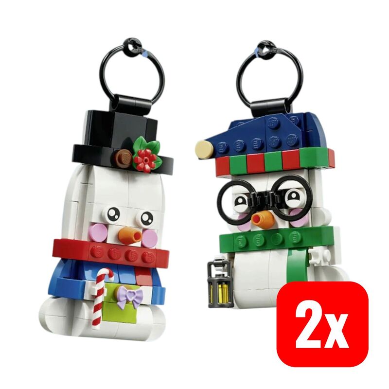 LEGO ICONS Deko-Schneemänner Bauset 40812 Christbaumschmuck für Kinder ab 6 - 5702017831008