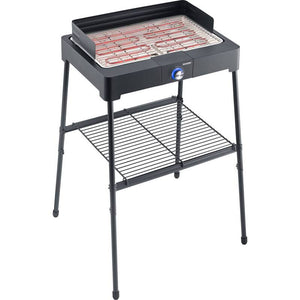 B-Ware Severin Elektro Tischgrill PG 8566 Grillgerät mit Kontrollleuchte schwarz 2200W