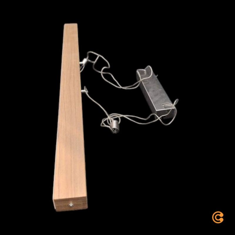 Leuchten Direkt LED-Pendelleuchte Amanda Hängelampe Lampe LED Holzoptik dimmbar - 4043689971199