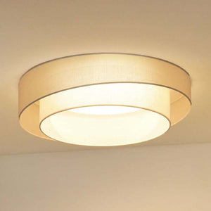 B-Ware DUOLLA Deckenleuchte Deckenlampe LED Luneta weiß Fernbedienung dimmbar Textil 60
