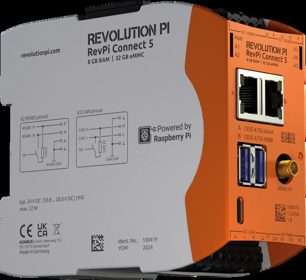 RevPi Connect Rechner Computer 8GB WLAN Kunbus - 4260498392308