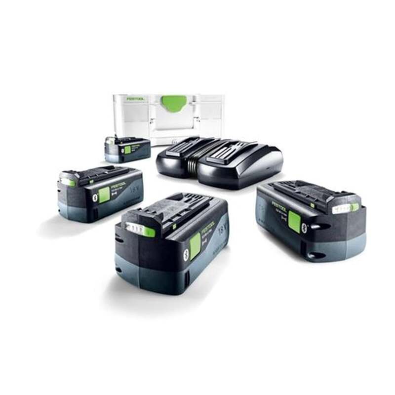 Festool Energie Set Akkupack Batterien Schnellladegerät Systainer Akku Ladegerät - 4014549417515