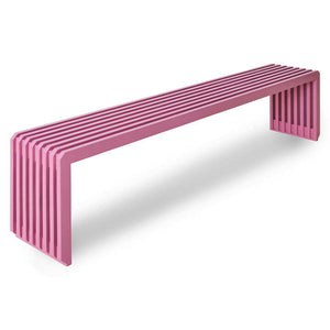 B-Ware HKliving Slatted Bank Sitzbank Holzbank Küchenbank Teakbank SIEHE TEXT/FOTO