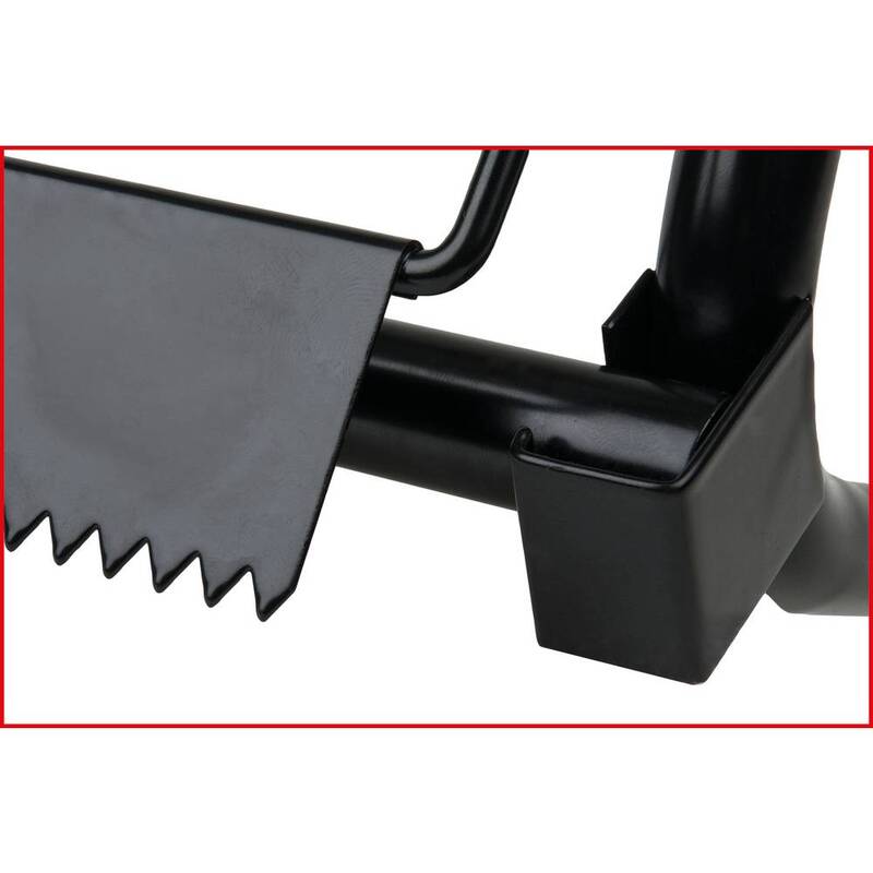 KS TOOLS Wandhalterung für Putzpapierrolle schwarz Stahlrohr 230x350x265 mm - 4042146638798