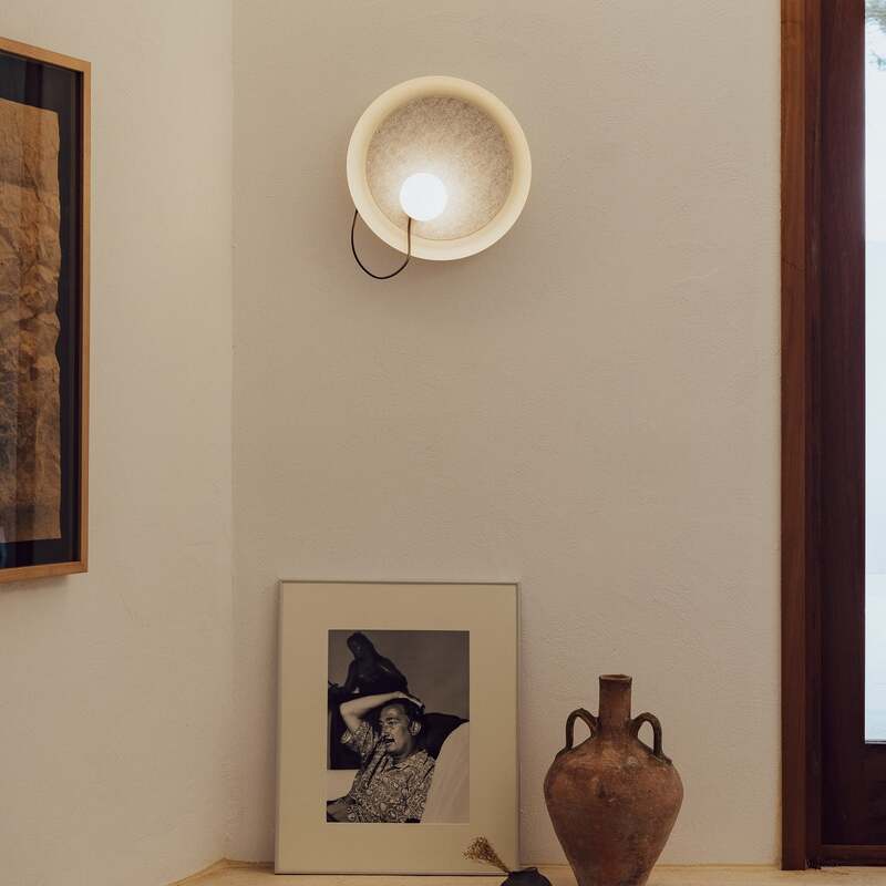 Milan Wire Wandleuchte Wandleuchte Wandlicht Bilderleuchte G9 Ø 38 cm nerzfarben - 8435146969669