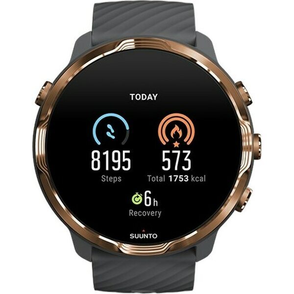 Suunto 7 Smartwatch Fitnesstracker Fitnessuhr Sportuhr Uhr Laufuhr kupfer grau - 6417084504128