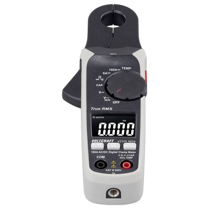 VOLTCRAFT Stromzange Multimeter Strommessgerät VC515 160A Digital True RMS - 4064161333380