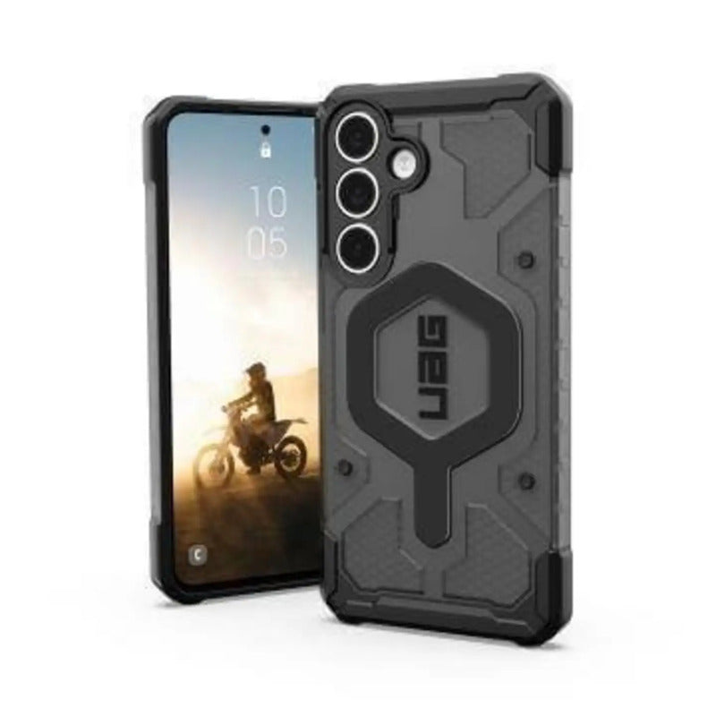 Urban Armor Gear Case für Samsung Galaxy S25 FE grau transparent Magnet-Modul - 0840283926129