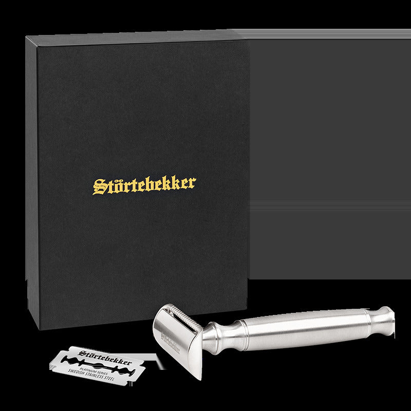 Störtebekker Rasierhobel Rasierer Premium Rostock Edelstahl klassische Rasur311 - 4260554494700