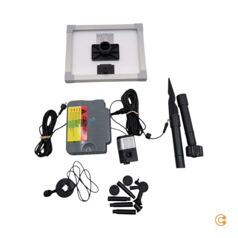 Esotec Solar Pumpenset Palermo Teichpumpe Wasserspiel 330L/H Gartenbewässerung - 4260057861801