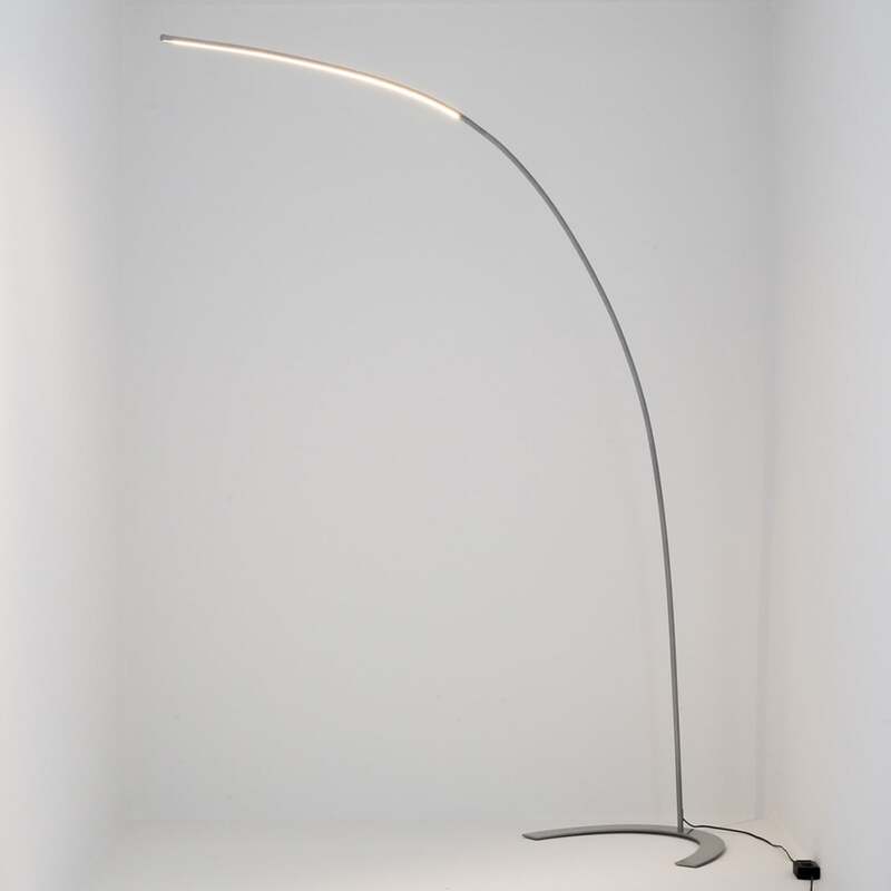 Lindby Stehlampe Stehleuchte Danua LED dimmbar silber 200cm Höhe 717 Lumen - 4251096506419