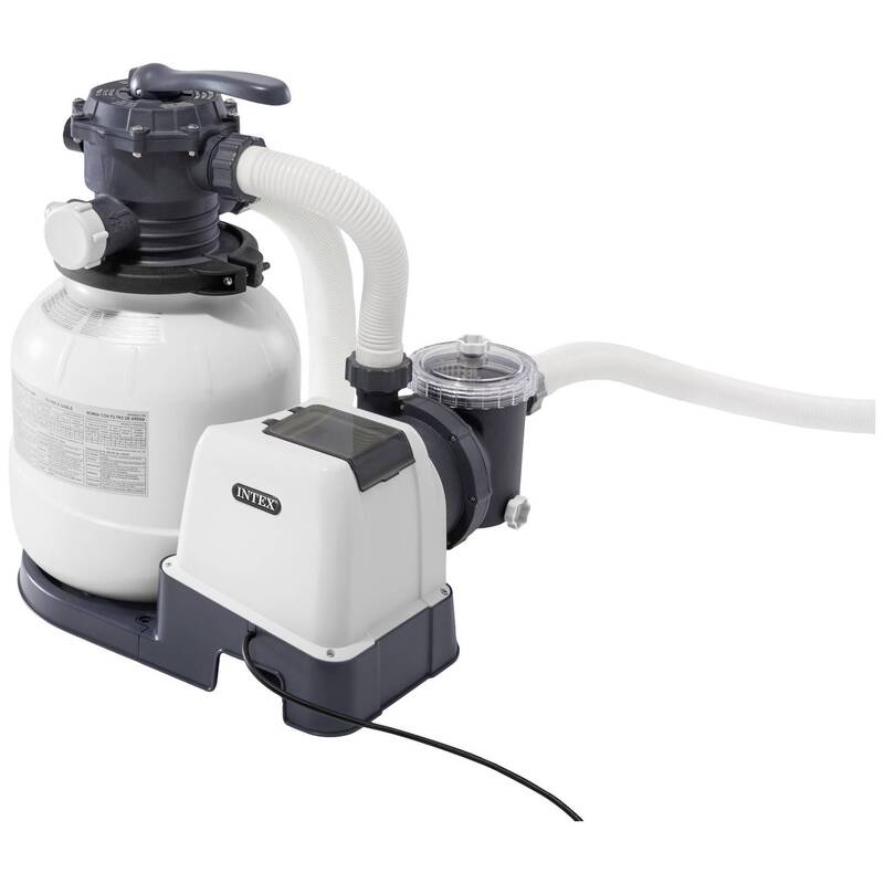 Intex Sandfilteranlage SX2100 Poolpumpe Krystal Clear 4,7m³/h weiß effizient - 6941057413914