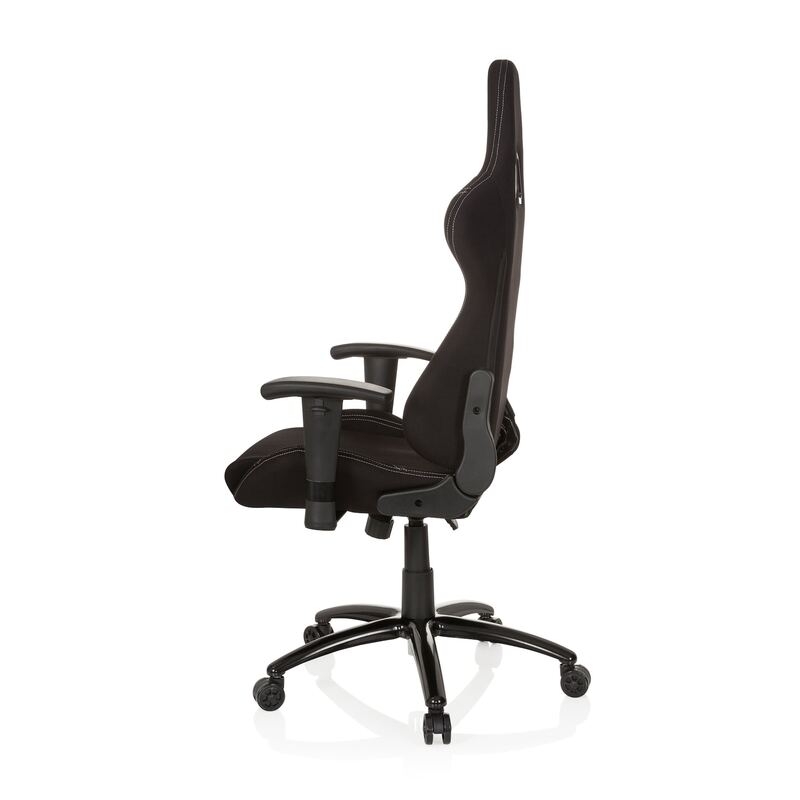hjh OFFICE Gaming Stuhl Bürostuhl GAME FORCE Computerstuhl Stuhl Stoff schwarz   - 4251084660406